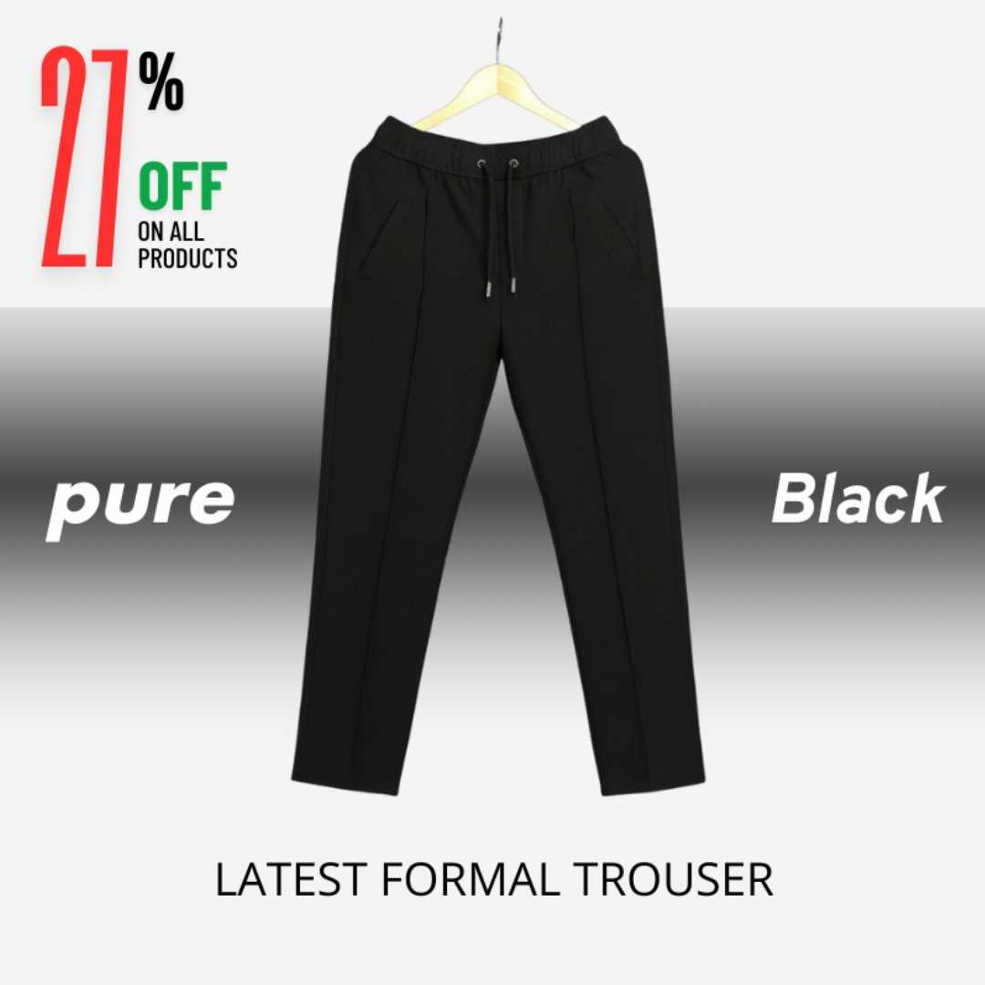 Formal,Pant,Cutting,Trouser,For,Men,(Black)